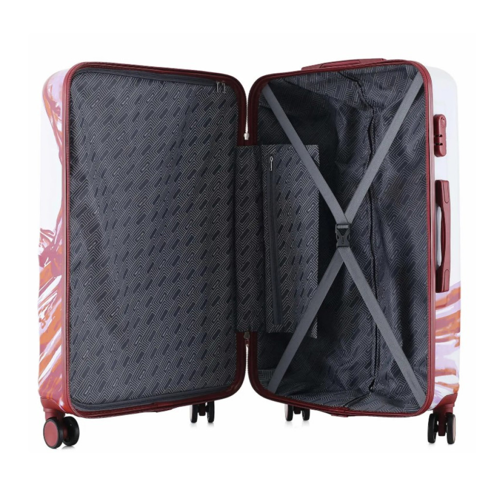 Валіза Semi Line 28" (L) White/Red Print (T5654-3) (DAS302890)