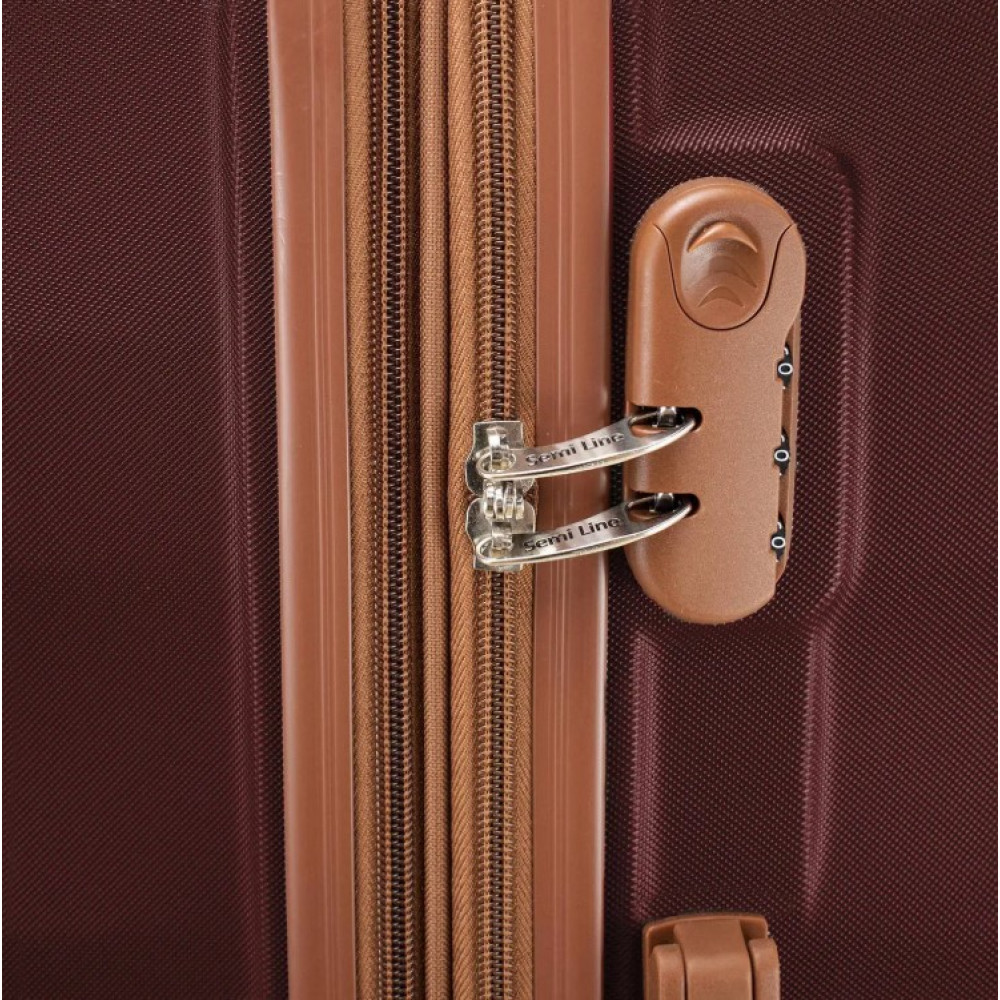 Валіза Semi Line 24" (M) Burgundy (T5708-2) (DAS302913)