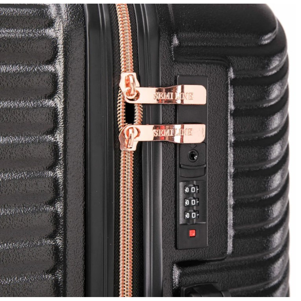 Валіза Semi Line 20" (S) Black (T5726-1) (DAS302930)