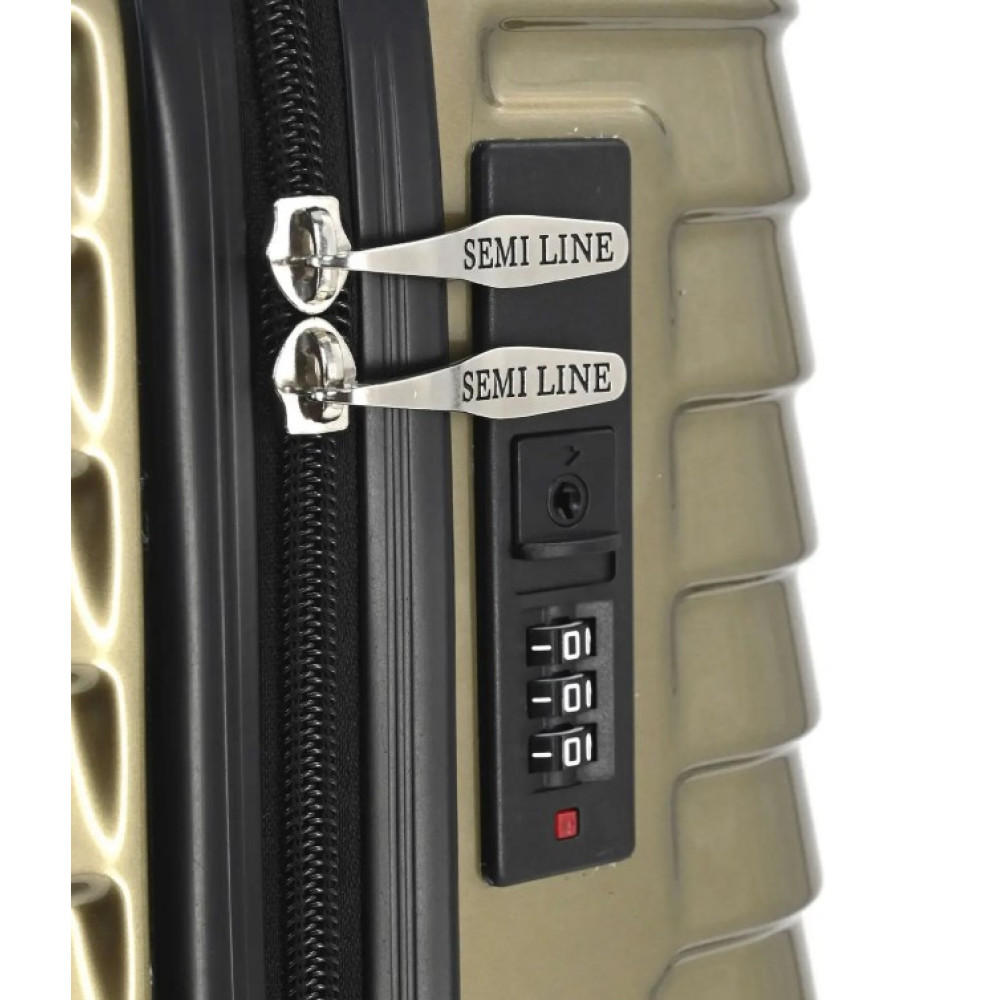 Чемодан Semi Line 20" (S) Gold (T5763-1) (DAS302944)