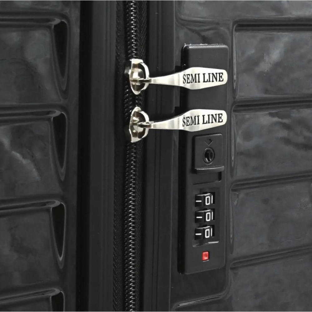 Чемодан Semi Line 28" (L) Black (T5765-3) (DAS302952)