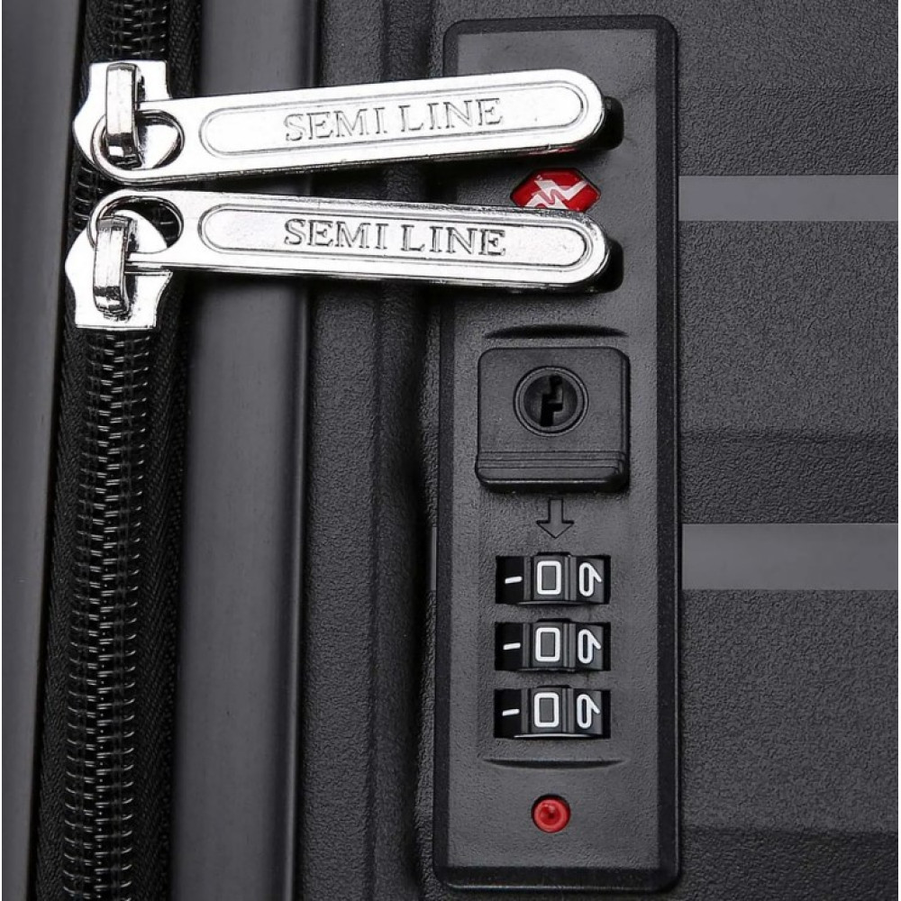 Валіза Semi Line 20" (S) Black (T5794-1) (DAS303023)