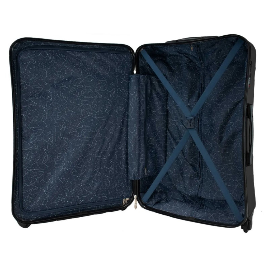 Чемодан Semi Line 24" (M) NASA Black (T5798-2) (DAS303033)