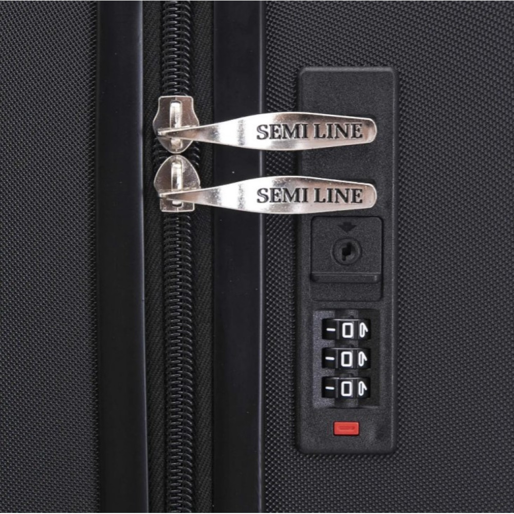 Валіза Semi Line 20" (S) Black (T5854-1) (DAS303038)