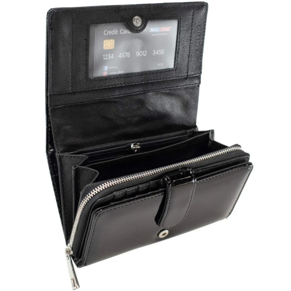 Кошелек женский кожаный Semi Line RFID Black (P8229-0) (DAS303118)