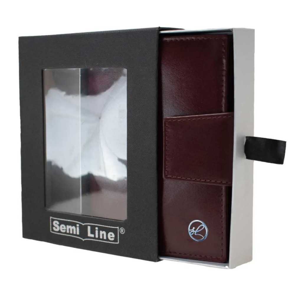 Кошелек женский кожаный Semi Line RFID Dark Red (P8261-2) (DAS303148)
