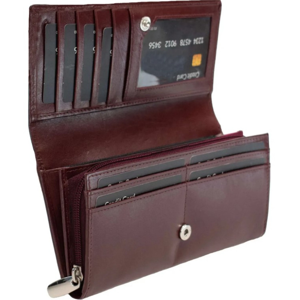 Кошелек женский кожаный Semi Line RFID Dark Red (P8264-2) (DAS303152)