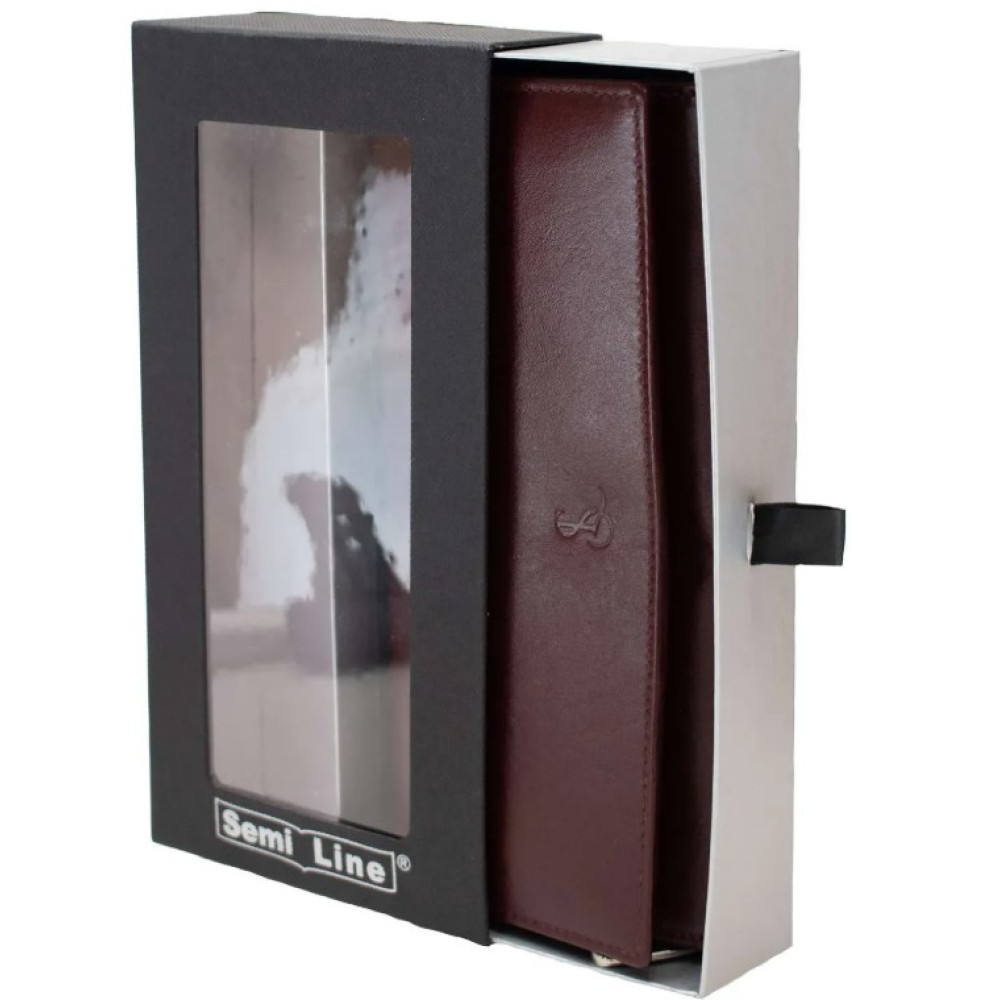 Кошелек женский кожаный Semi Line RFID Dark Red (P8264-2) (DAS303152)