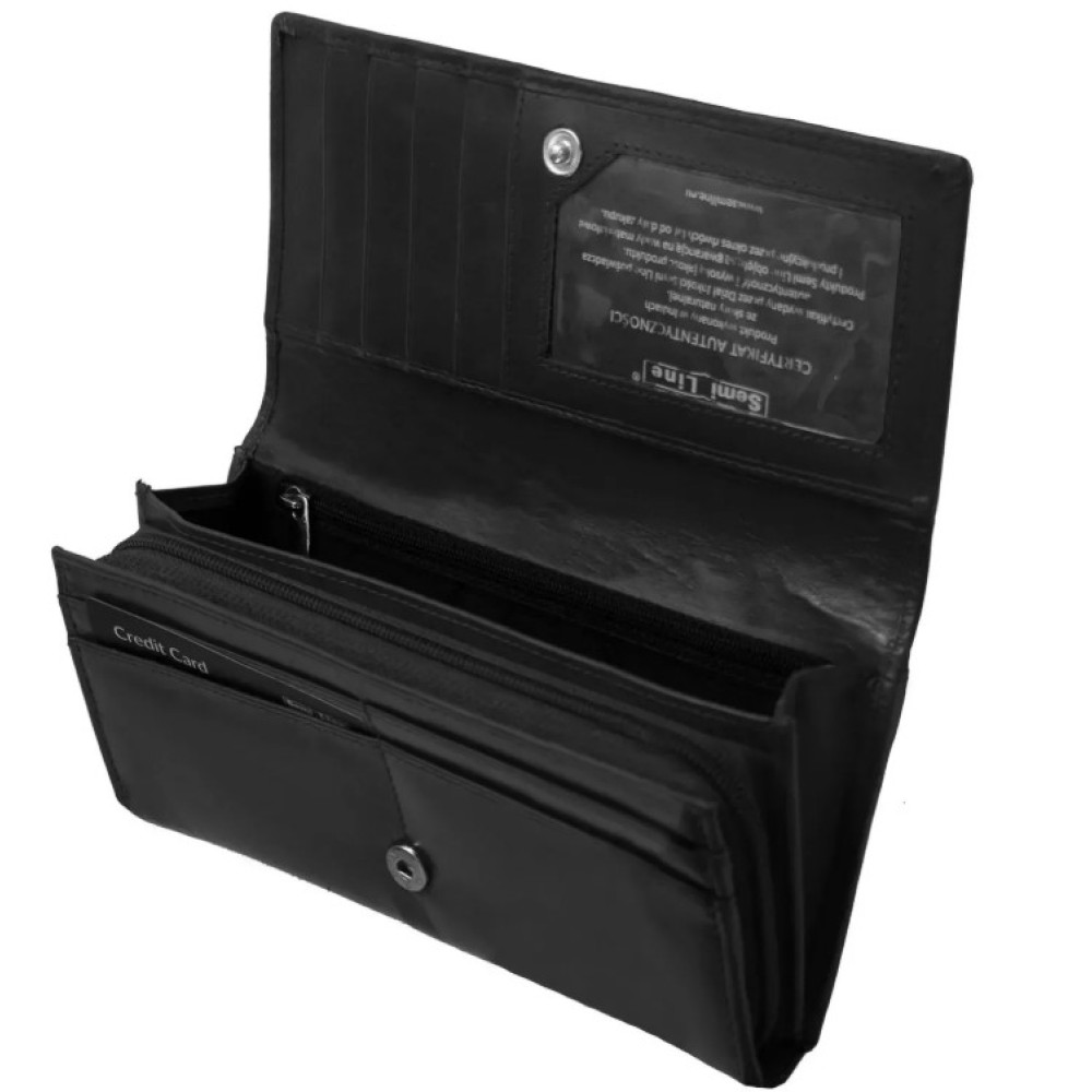 Кошелек женский кожаный Semi Line RFID Black (P8273-0) (DAS303163)