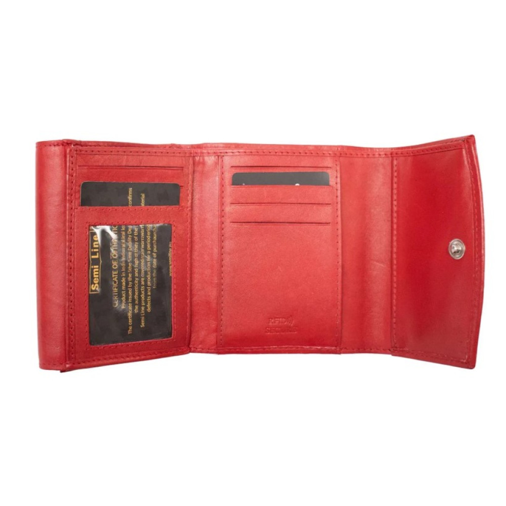 Кошелек женский кожаный Semi Line RFID Red (P8274-2) (DAS303166)