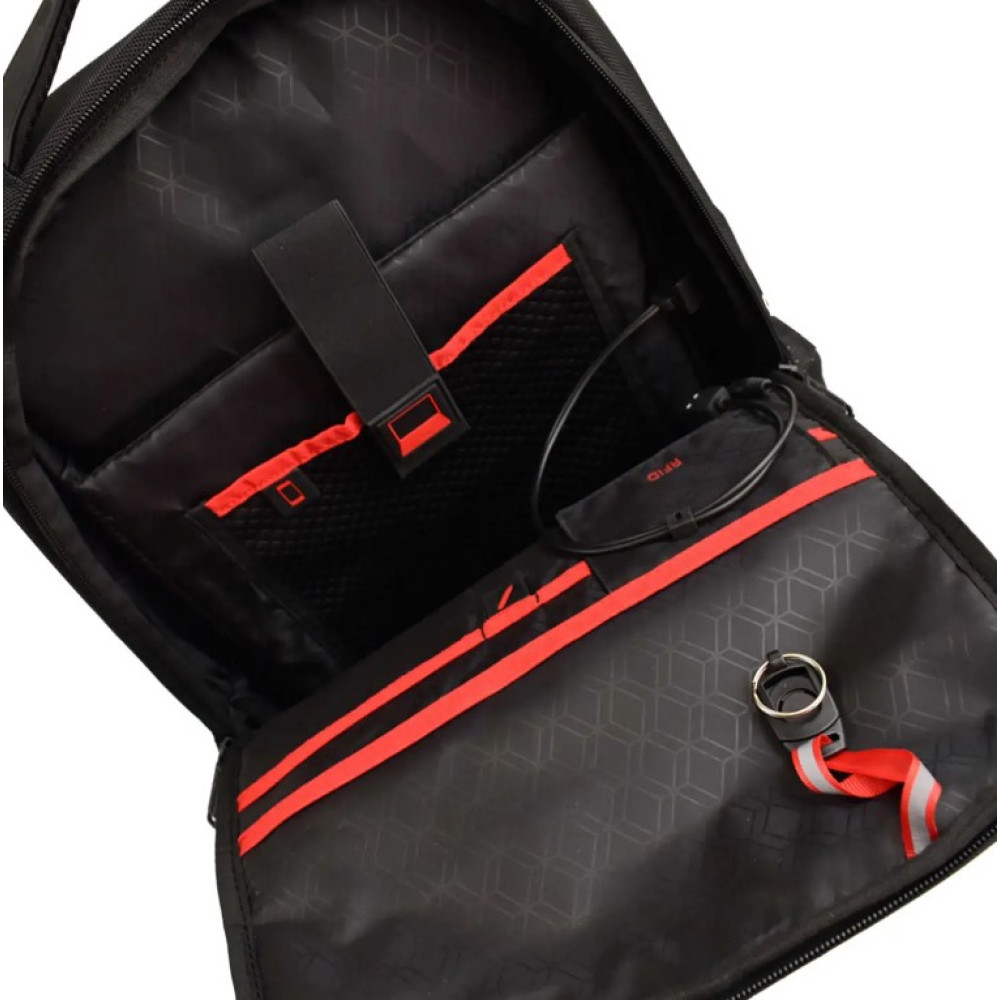 Рюкзак міський Semi Line USB 21 Black (P8251-0) (DAS302221)