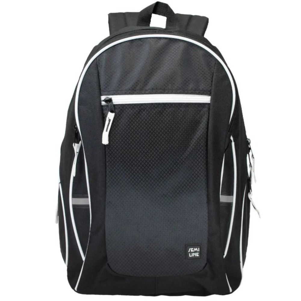Городской рюкзак Semi Line 28 Black/White Elements (J4919-1)
