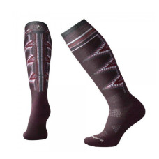 Шкарпетки жіночі Smartwool Wm's PhD Ski Light Pattern Bordeaux M