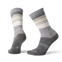Шкарпетки жіночі Smartwool Wm's Sulawesi Stripe Crew Light Gray S