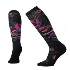 Шкарпетки жіночі Smartwool Wm's PhD Ski Medium Pattern Black/Berry M