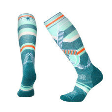 Шкарпетки жіночі Smartwool Women's PhD Ski Medium Pattern Mediterranean Green M