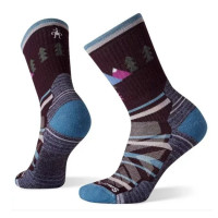 Термоноски женские Smartwool Women's Performance Hike Light Cushion Under the Stars Crew Bordeaux M