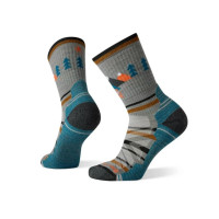 Термошкарпетки жіночі Smartwool Women's Performance Hike Light Cushion Under the Stars Crew Lunar Gray Heather M