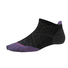 Шкарпетки жіночі Smartwool Wm's PhD Run Ultra Light Micro Black/Desert Purple S