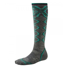 Шкарпетки жіночі Smartwool Wm's PhD Ski Light Pattern Medium Gray L
