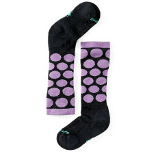 Носки детские Smartwool Girls' Wintersport All Over Dots Charcoal L