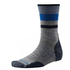 Шкарпетки чоловічі Smartwool Men's PhD Outdoor Light Pattern Crew Light Gray M
