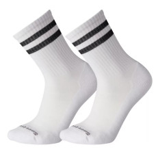 Шкарпетки чоловічі Smartwool Athletic Targeted Cushion Stripe Crew 2 Pack White/Black M