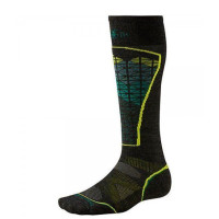 Носки мужские Smartwool Men's PhD Ski Light Pattern Charcoal/Alpine Green XL