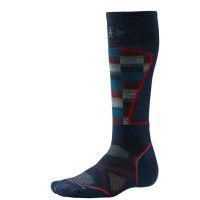 Шкарпетки чоловічі Smartwool Men's PhD Ski Medium Pattern Navy/Brt M