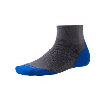Шкарпетки чоловічі Smartwool Men's PhD Run Light Elite Mini Graphite/Bright Blue XL