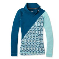 Кофта женская Smartwool Wm's Merino 250 Asym Top Nile Blue Medallion XS