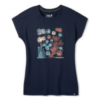 Термофутболка-худі жіноча Smartwool Women's Merino Sport 150 Cactus Crop Tee Deep Navy S