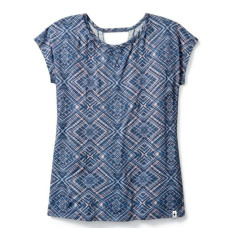 Термофутболка женская Smartwool Wm's Merino 150 Pattern Tee Dark Blue Steel L