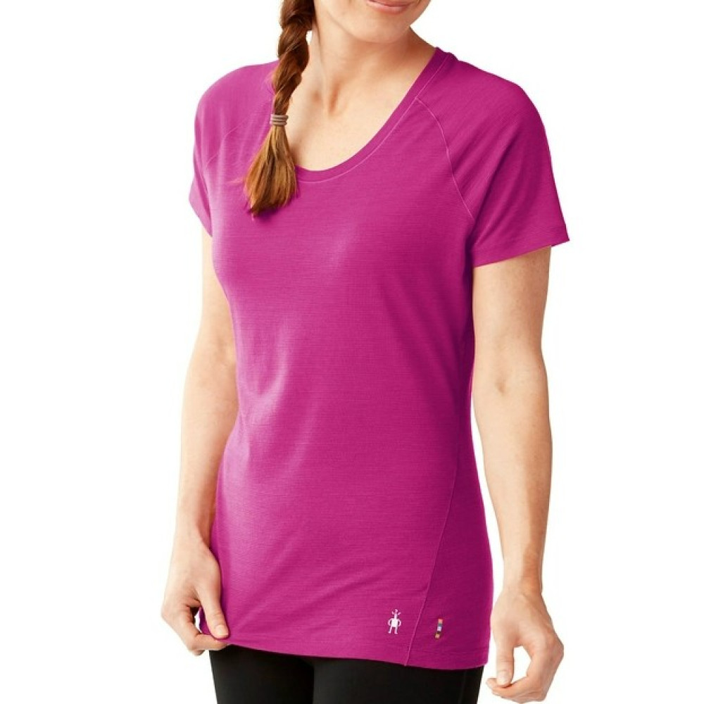 Термофутболка жіноча Smartwool Wm's Merino 150 Baselayer Pattern Short Sleeve Berry XS
