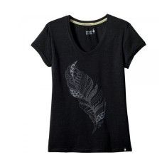 Термофутболка женская Smartwool Wm's Merino 150 Feather Tee Black XS