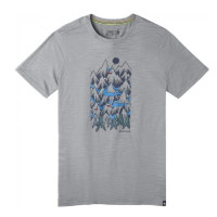 Термофутболка чоловіча Smartwool Men's Merino Sport 150 Mountain Ventures Tee Light Gray Heather S