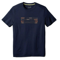 Термофутболка чоловіча Smartwool Men's Merino 150 Paddles and Oars Tee Deep Navy L