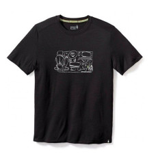 Термофутболка мужская Smartwool Men's Merino 150 Backpacker's Tee Black S