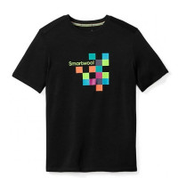 Термофутболка чоловіча Smartwool Men's Merino 150 Logo Tee Black M
