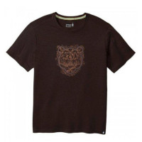 Термофутболка чоловіча Smartwool Men's Merino 150 Le Tigre Tee Sumatra Brown XL