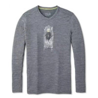 Кофта мужская Smartwool Men's Merino Sport 150 Old Man Winter Long Sleeve Tee Medium Gray Heather M