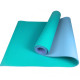 Коврик (мат) для йоги та фітнесу Sportcraft TPE 6 мм Mint/Blue (ES0077)