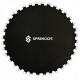 Стрибкове полотно (мат) для батута Springos 12FT 366 см (72 пружини) Black