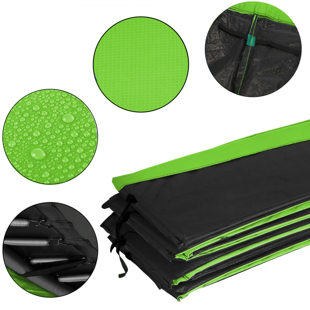 Накладка для пружин (захисний край) для батута Springos 8FT 244-252 см Green