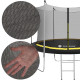 Батут с внутренней сеткой Springos 8FT 245 см TP0005 Black