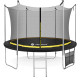 Батут с внутренней сеткой Springos 8FT 245 см TP0005 Black