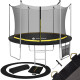 Батут із внутрішньою сіткою Springos 10FT 305 см TP0006 Black