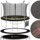 Батут із внутрішньою сіткою Springos 10FT 305 см TP0006 Black