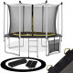 Батут із внутрішньою сіткою Springos 12FT 365 см TP0007 Black