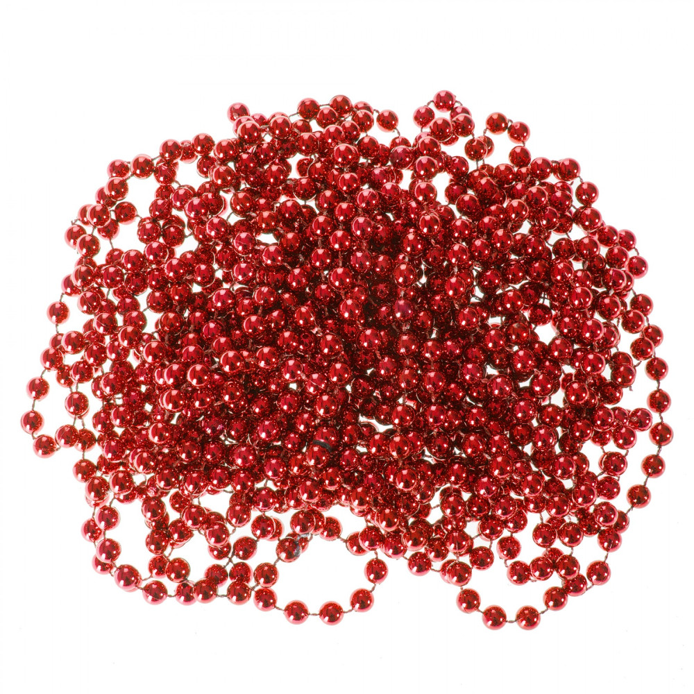 Намиста новорічні Springos d=8 мм 10 м CA0057